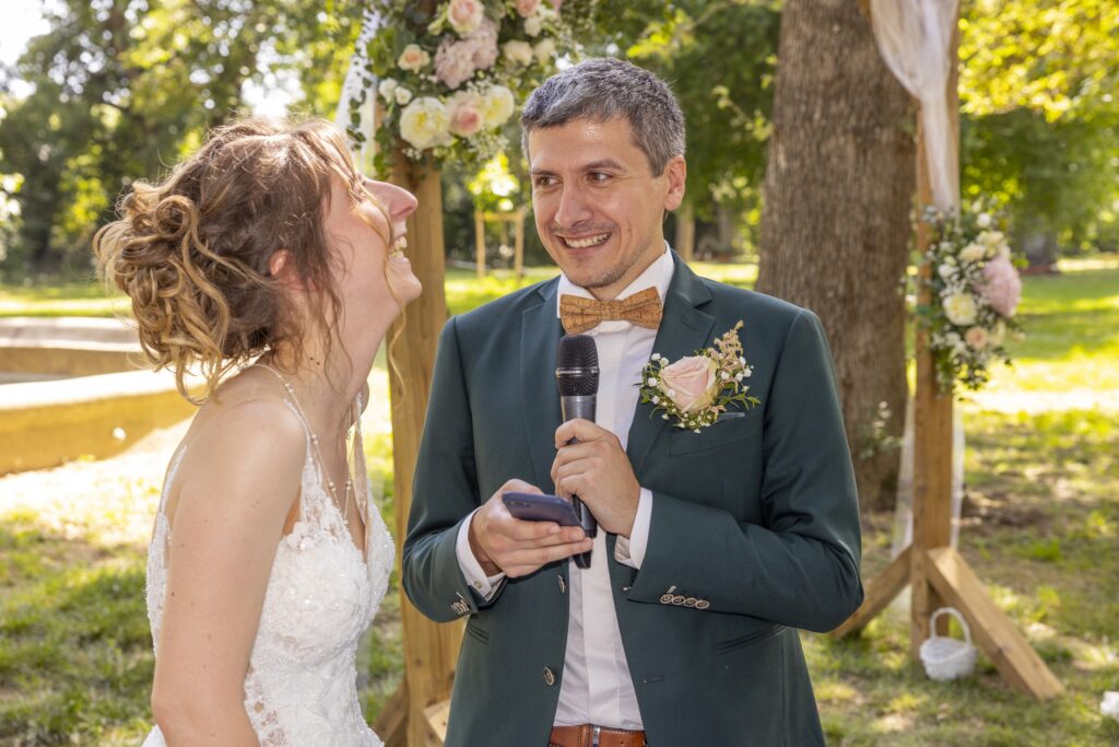 Cérémonie laïque au domaine de Balestat par La plume de vos envies, des voeux sincères, profonds et émouvants